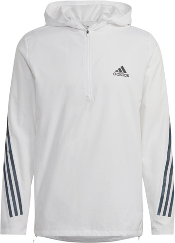 Adidas Run Icons 3-Stripes Mens Jacket White