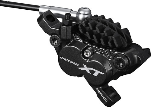 Shimano Deore XT BR-M8020 (H01A) Hydraulic Disc Brake Caliper + Resin Pad with Fin