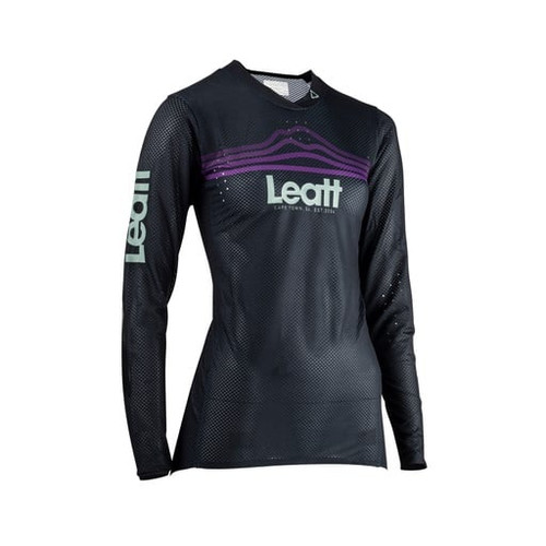 Leatt 4.0 Gravity Womens MTB Jersey Black 2023