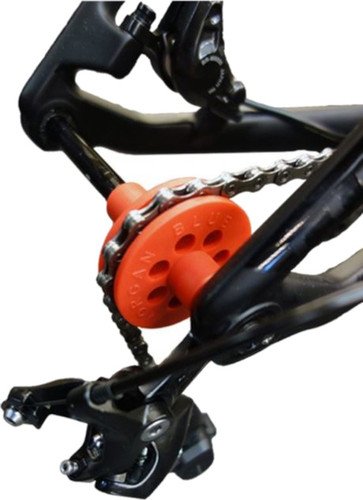 Morgan Blue Chain Keeper Through Axle Red