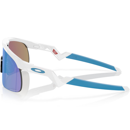 Oakley Resistor Youth Polished White w/ Prizm Sapphire