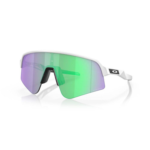 Oakley Sutro Lite Sweep Sunglasses Matte White w/Prizm Road Jade Lens