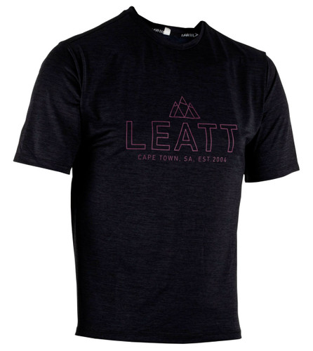 Leatt Trail 1.0 Mens MTB Jersey Black 