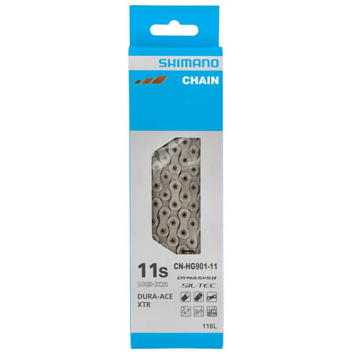 Shimano Dura-Ace/XTR CN-HG901-11 Sil-Tec 116L 11sp Chain with Quick Link