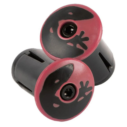 Lizard Skins Crimson Red Handlebar Plugs