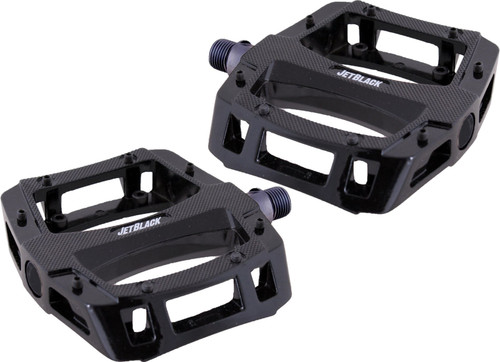 JetBlack Flat Out Alloy Pedals Black