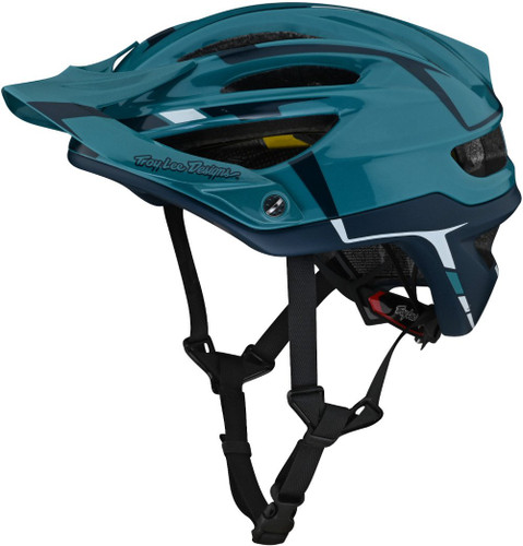 Troy Lee Designs A2 MIPS MTB Helmet Sliver Marine