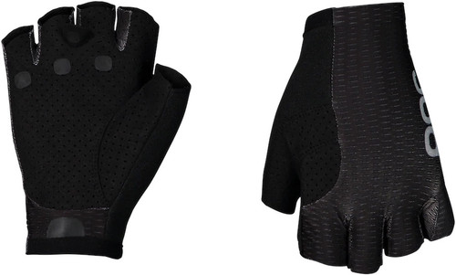 POC Agile Fingerless Road Gloves Uranium Black 2022