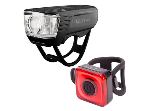 Magic Shine Allty Mini 300 + SeeMee 20 Front/Rear Combo Black