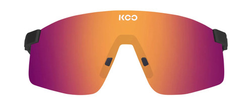 KOO Nova Sunglasses Black Matt (Fuchsia Mirror Lens)