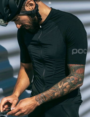 POC Aero-Lite SS Road Jersey Uranium Black 2022