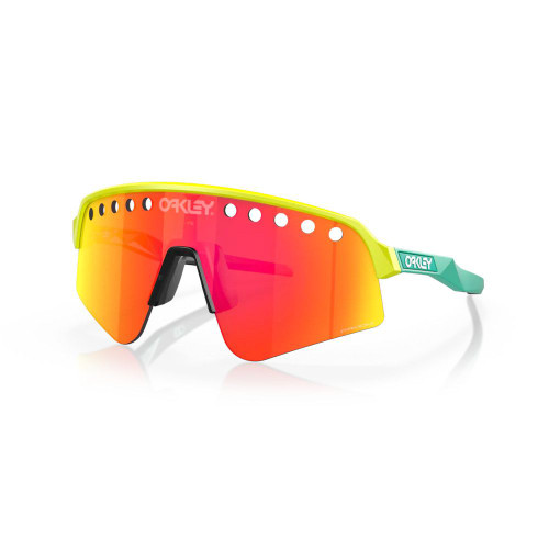 Oakley Sutro Lite Sweep Vented Sunglasses Yellow w/Prizm Ruby Lens