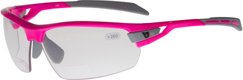 BZ Optics Pho Photochromic Bifocal +2.50 Glasses Pink