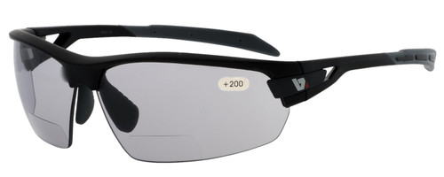 BZ Optics Pho Photochromic Bifocal +2.00 Glasses Black
