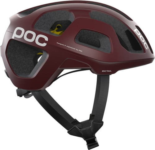 POC Octal MIPS Road Helmet Garnet Red Matte