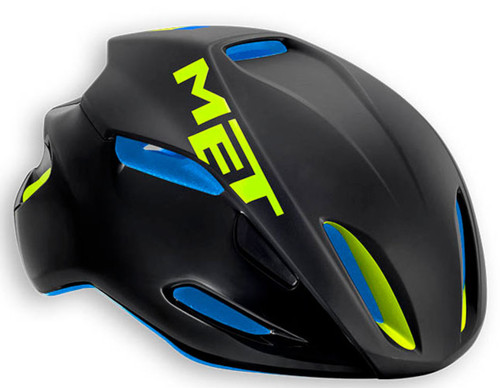 MET Manta Road Helmet Black/Blue/Green