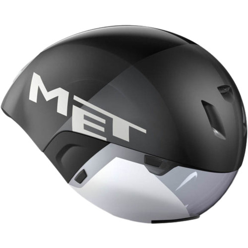 MET Codatronca Triathlon Helmet Black/Silver