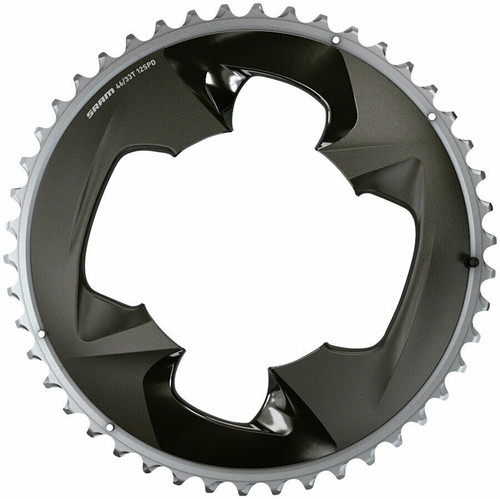 SRAM Force 107BCD 2x12sp 4-Bolt Outer Road Chainring Polar Grey