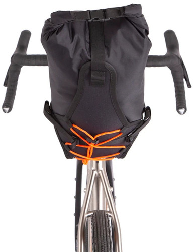 Restrap 8L Dry Bag with Small Saddle Bag Black