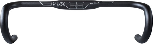 PRO LT Compact Ergo 44cm x 31.8mm Handlebars Black
