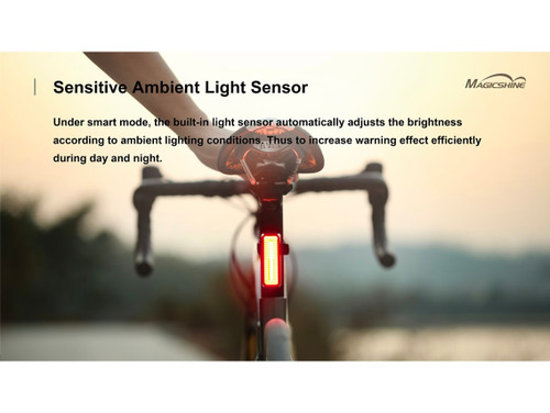 Magic Shine SeeMee 180 Brake & Ambient Sensor 180 Lumen Rear Light Black