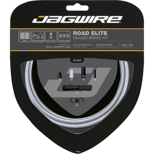 Jagwire Road Elite Sealed Brake Kit SRAM/Shimano White