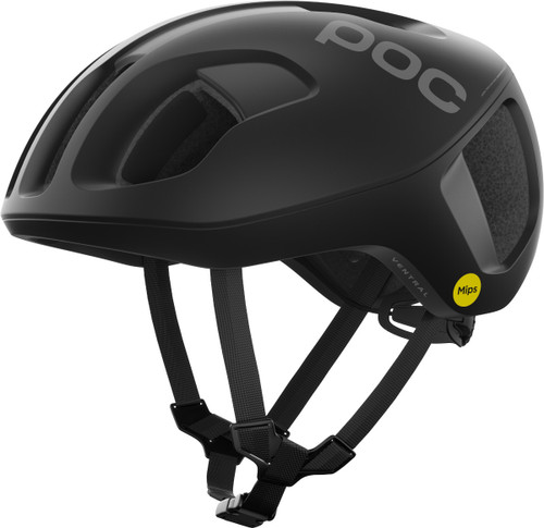 POC Ventral MIPS Road Helmet Uranium Black Matte