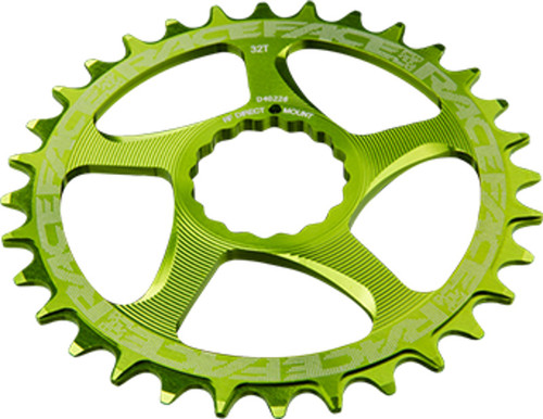 Race Face Narrow Wide Cinch Direct Mount Chainring Green 28T