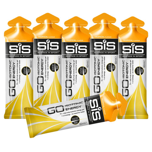 SIS GO Isotonic Energy Gels Tropical 60ml (6 Pack)
