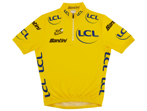 Santini SMS Tour de France Leader SS Kids Jersey Yellow