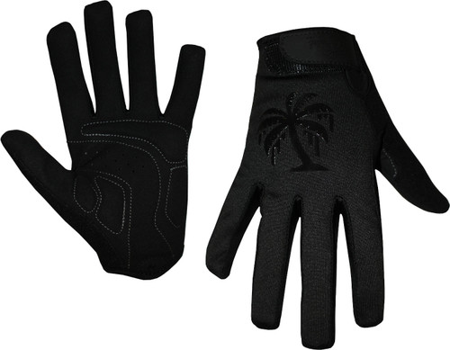 Pedal Palms Blackout Cold Weather Full Finger Gloves Black