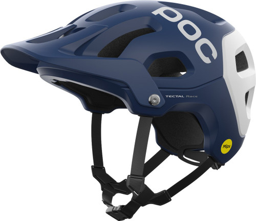 POC Tectal Race SPIN NFC MTB Helmet Hydrogen White/Fluro Orange