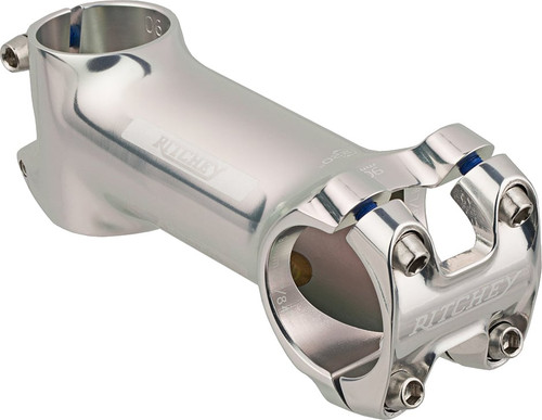 Ritchey C220 Classic 1-1/8" Steerer 31.8 x 70mm 84 Stem Polished Silver