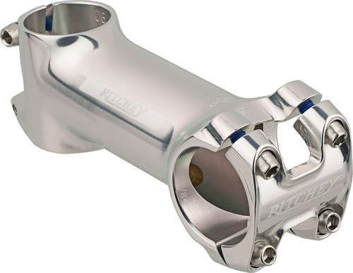 Ritchey C220 Classic 1-1/8" Steerer 31.8 x 80mm 84 Stem Polished Silver