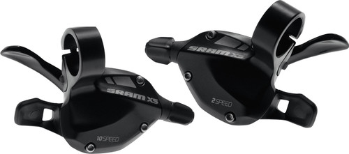 SRAM X5 2x10 Speed Trigger Shifter Set Black