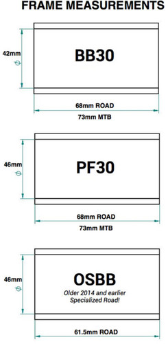 Praxis Works BB30/PF30 68mm Ceramic Bottom Bracket Shimano Hollowtech II