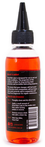 Shred Wet Chain Lubricant 125mL