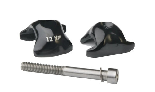 Ritchey Carbon Seatpost Clamp Single Bolt for Carbon 7x9.6mm Rails Black