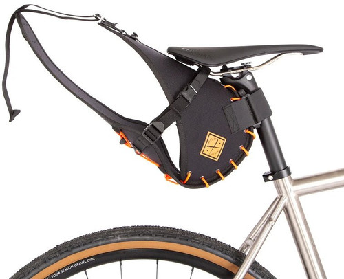 Restrap 14L Dry Bag with Large Saddle Bag Black