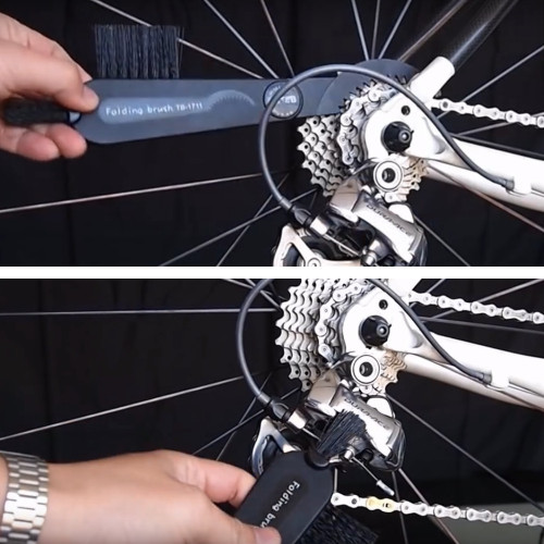 Super B Bike Chain & Sprocket Folding Brush TB-1711