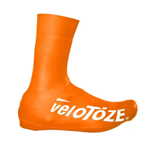 veloToze Tall 2.0 Road Shoe Covers Viz Orange