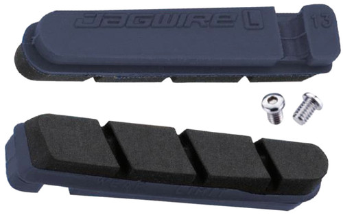 Jagwire Road Pro S Carbon Inserts Replacement Brake Pads SRAM/Shimano Black/Blue