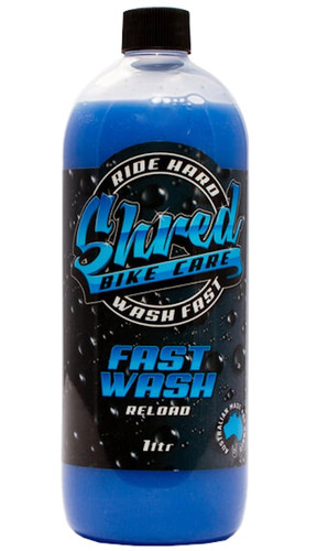 Shred Fast Wash Reload 1L Concentrated Biodegradable Bike Wash