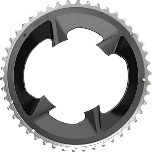 SRAM Rival 107BCD 2x12 46T Road Chain Ring Black with cover plate