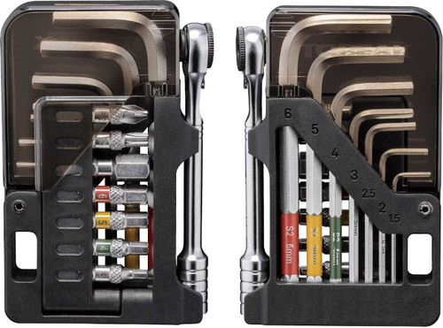 Topeak Omni Toolcard 14 Piece Ratchet Allen and Torx Wrench Set