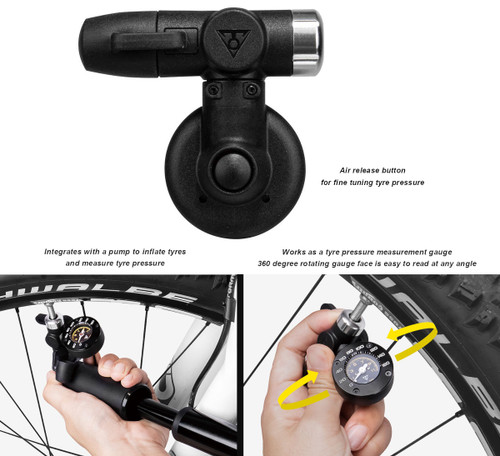 Topeak Shuttle Gauge G2 160psi Pump Gauge