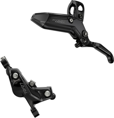 SRAM Level Silver Stealth 4-Piston MTB Rear Brake Lever w/Caliper