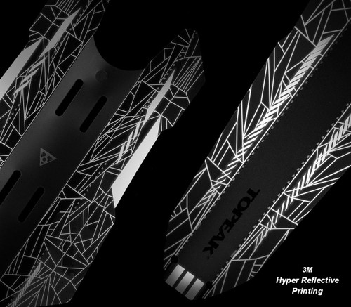 Topeak D-Flash FS Fork/Seat Stay Fender Black/White Origami