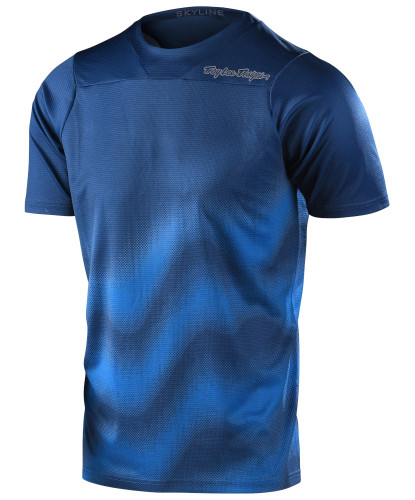 Skyline Blue/Yellow Short Sleeve Rashguard