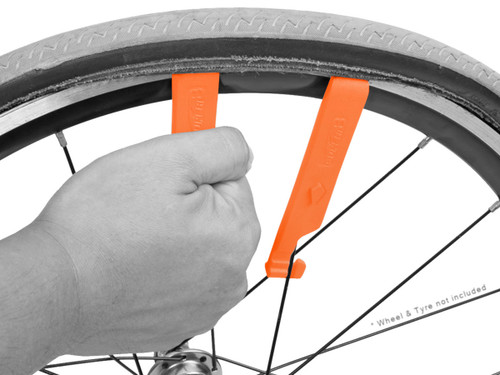 Super B Classic Series Tyre Levers TB-TL01 3Pack Orange